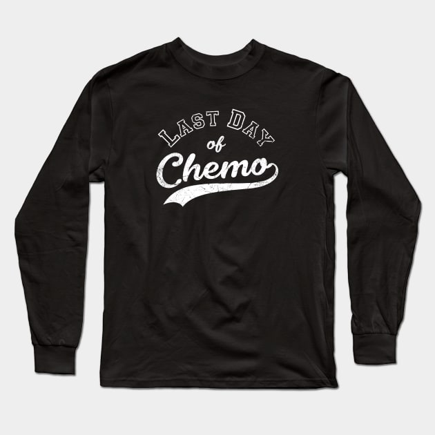 Last Day of Chemo | Cancer Fighter & Survivor Long Sleeve T-Shirt by jpmariano